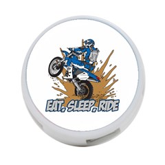 Eat Sleep Ride Motocross 4-port Usb Hub (one Side) by MegaSportsFan