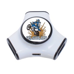 Eat Sleep Ride Motocross 3-port Usb Hub by MegaSportsFan