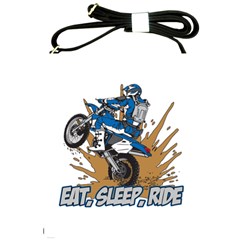 Eat Sleep Ride Motocross Shoulder Sling Bag