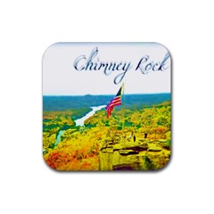 Chimney Rock Overlook Air Brushed Drink Coasters 4 Pack (square) by Majesticmountain