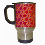 Radial Flower Travel Mug (White)