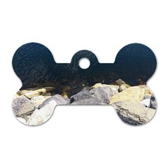 Atlantic Ocean Dog Tag Bone (two Sided) by DmitrysTravels