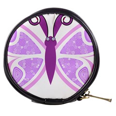 Whimsical Awareness Butterfly Mini Makeup Case by FunWithFibro