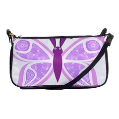 Whimsical Awareness Butterfly Evening Bag by FunWithFibro