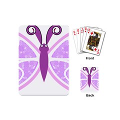 Whimsical Awareness Butterfly Playing Cards (mini) by FunWithFibro