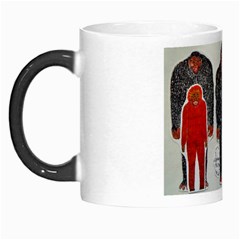 1 Neanderthal & 3 Big Foot,on White, Morph Mug by creationtruth