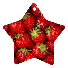 Strawberries Star Ornament by SonderSkySecond