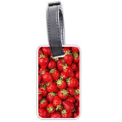 Strawberries Luggage Tag (one Side) by SonderSkySecond