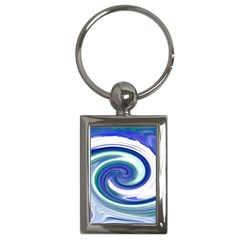 Abstract Waves Key Chain (rectangle) by Colorfulart23