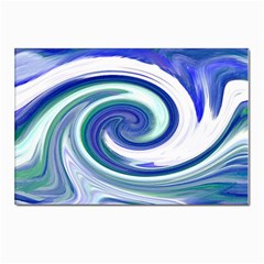 Abstract Waves Postcards 5  X 7  (10 Pack) by Colorfulart23