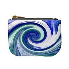 Abstract Waves Coin Change Purse by Colorfulart23