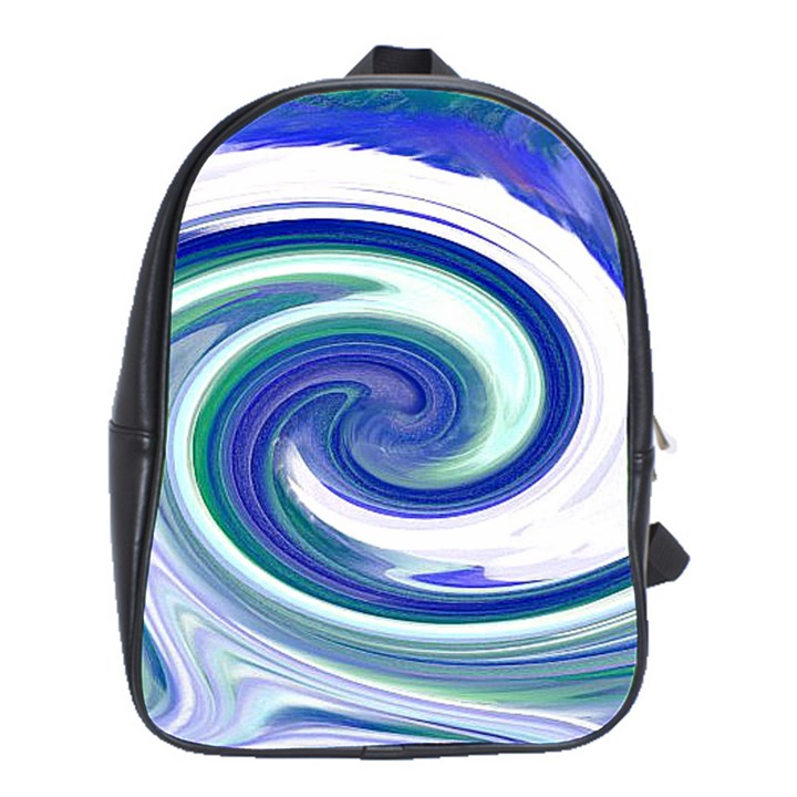 Abstract Waves School Bag (Large)