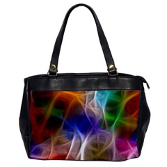 Fractal Fantasy Oversize Office Handbag (one Side) by StuffOrSomething