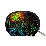 Exploding Fireworks Mini Zipper Pouch Back