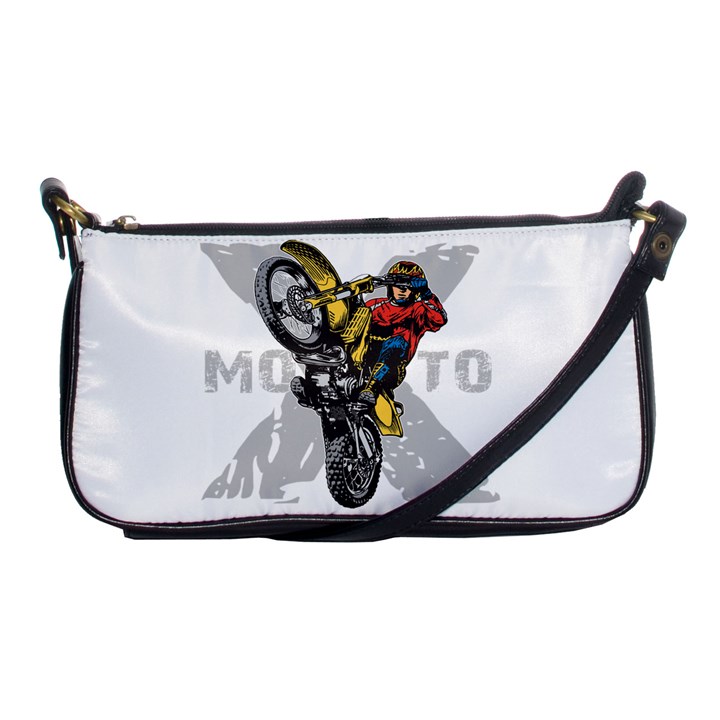 Moto X Wheelie Shoulder Clutch Bag
