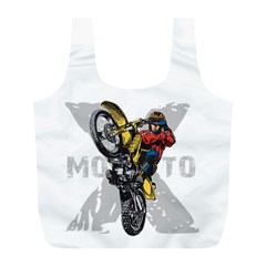 Moto X Wheelie Full Print Recycle Bag (l) by MegaSportsFan