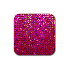 Polka Dot Sparkley Jewels 1 Drink Coaster (square) by MedusArt