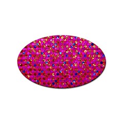 Polka Dot Sparkley Jewels 1 Sticker 10 Pack (oval) by MedusArt