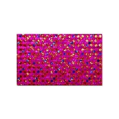 Polka Dot Sparkley Jewels 1 Sticker 10 Pack (rectangle) by MedusArt