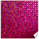 Polka Dot Sparkley Jewels 1 Canvas 16  x 16  (Unframed) 15.2 x15.41  Canvas - 1