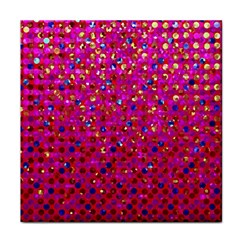 Polka Dot Sparkley Jewels 1 Face Towel by MedusArt