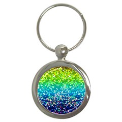 Glitter 4 Key Chain (round) by MedusArt