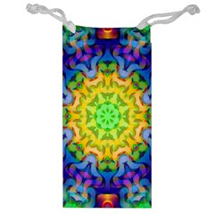 Psychedelic Abstract Jewelry Bag by Colorfulplayground