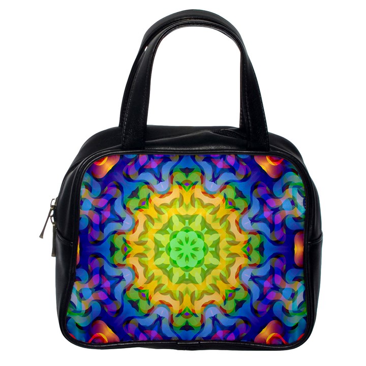 Psychedelic Abstract Classic Handbag (One Side)
