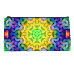 Psychedelic Abstract Pencil Case by Colorfulplayground