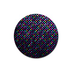 Polka Dot Sparkley Jewels 2 Drink Coaster (round) by MedusArt