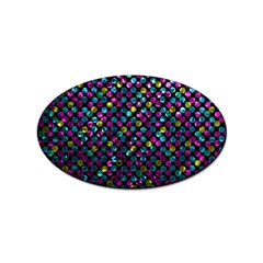 Polka Dot Sparkley Jewels 2 Sticker 10 Pack (oval) by MedusArt