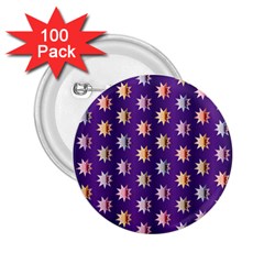 Flare Polka Dots 2 25  Button (100 Pack) by Colorfulplayground