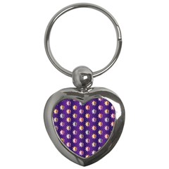 Flare Polka Dots Key Chain (heart) by Colorfulplayground