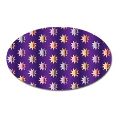 Flare Polka Dots Magnet (oval) by Colorfulplayground