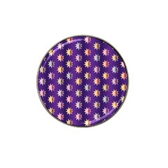 Flare Polka Dots Golf Ball Marker 4 Pack (for Hat Clip) by Colorfulplayground