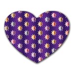 Flare Polka Dots Mouse Pad (Heart) Front