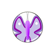 Cute Awareness Butterfly Golf Ball Marker (for Hat Clip) by FunWithFibro