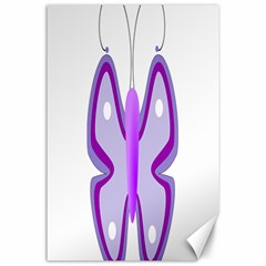 Cute Awareness Butterfly Canvas 24  x 36  (Unframed)