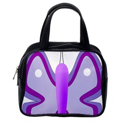 Cute Awareness Butterfly Classic Handbag (one Side) by FunWithFibro