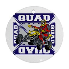 Quad Racer Ornament (round)