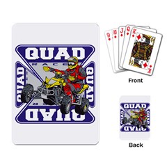 Quad Racer Playing Cards Single Design by MegaSportsFan