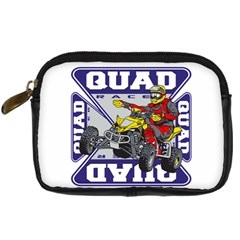 Quad Racer Digital Camera Leather Case by MegaSportsFan