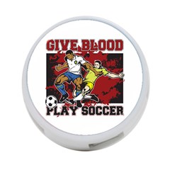Give Blood Play Soccer 4-port Usb Hub (two Sides) by MegaSportsFan