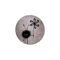 Evil Flower Bug Vintage Golf Ball Marker by CreaturesStore