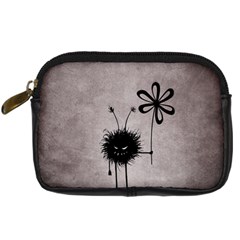 Evil Flower Bug Vintage Digital Camera Leather Case by CreaturesStore