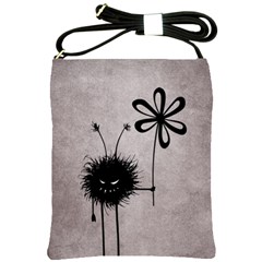 Evil Flower Bug Vintage Shoulder Sling Bag by CreaturesStore