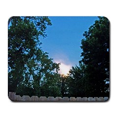 Coming Sunset Accented Edges Large Mouse Pad (rectangle) by Majesticmountain