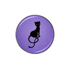 Purple Gracious Evil Black Cat Golf Ball Marker 10 Pack (for Hat Clip) by CreaturesStore