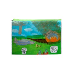 Atlantean Super Jet Crash 11,000 B C  Cosmetic Bag (medium)