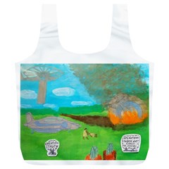 Atlantean Super Jet Crash 11,000 B C  Reusable Bag (xl) by creationtruth